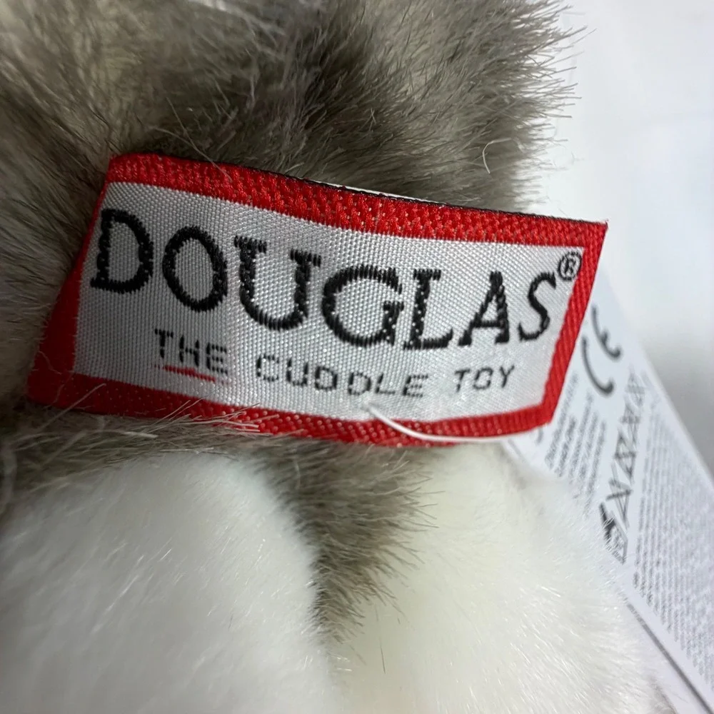 Douglas‎ Zipper Grey Tabby Cat Standing Plush Stuffed Animal Cuddle Toy